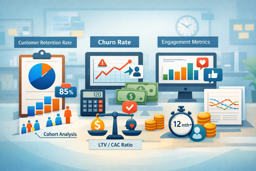 Define retention in measurable, decision-ready terms