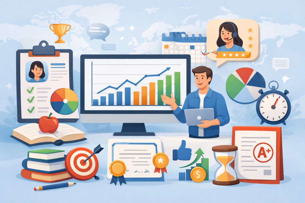 The core metrics every tutor performance report should include