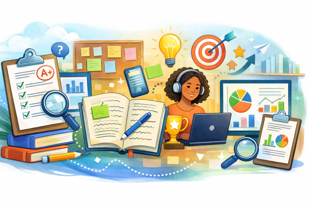 Tracking Progress: Assessments, Notes, Skill Mastery, and Reporting