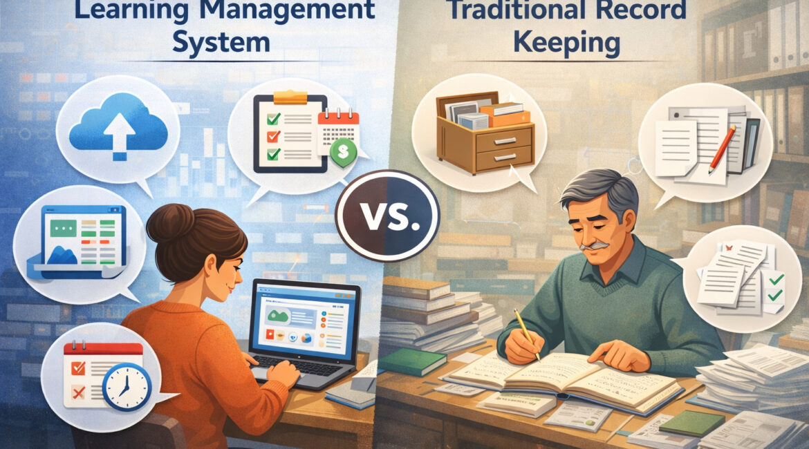 Learning Management System vs Traditional Record Keeping for Tutors