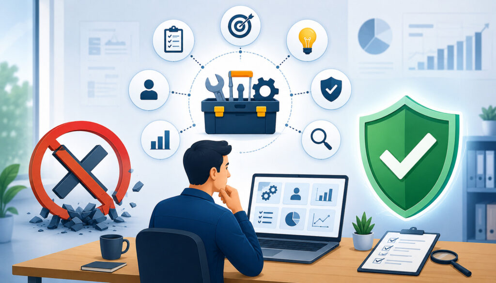 Choosing tools to avoid management mistakes