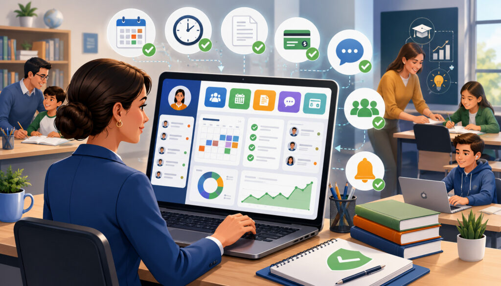 Tutoring management software reducing scheduling and administrative mistakes